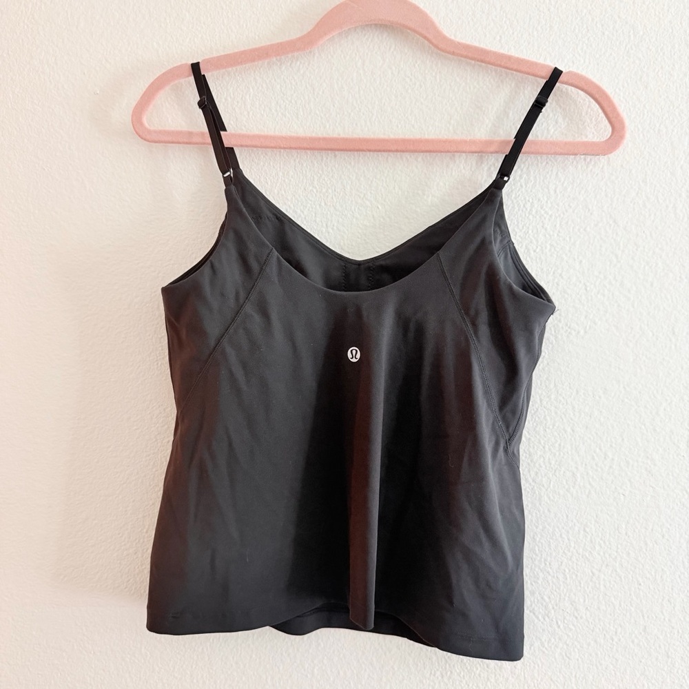 Lululemon Women’s Black Align Waist-Length Cami Tank Light Support Size 8 - Picture 4 of 5